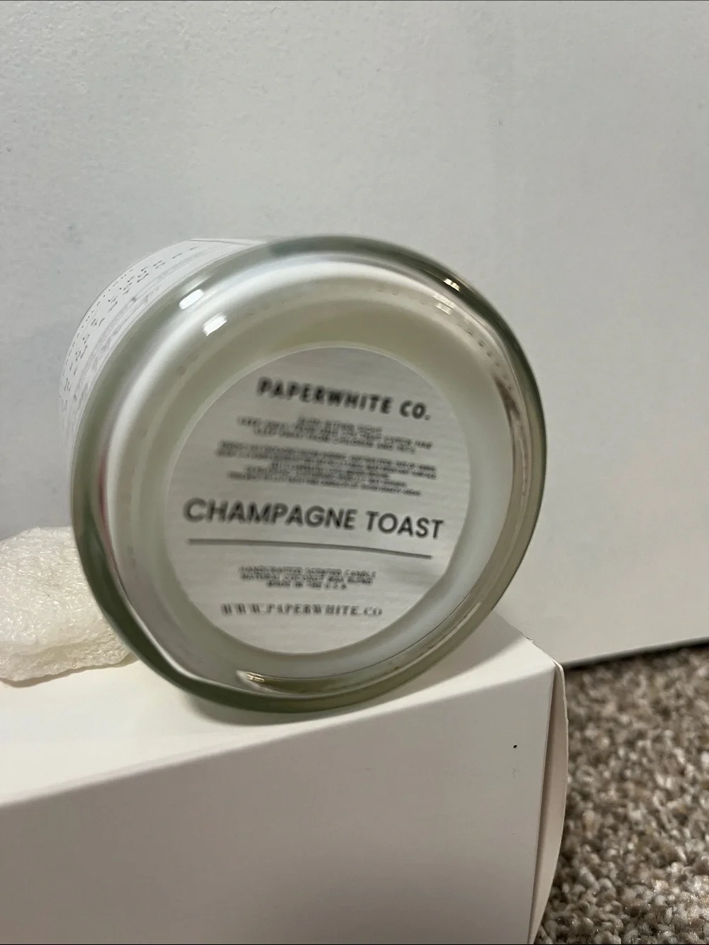 Paperwhite Co Retirement Candle